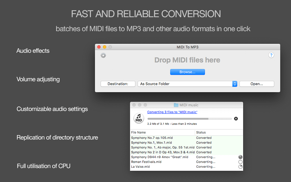 midi to mp3 conversion software