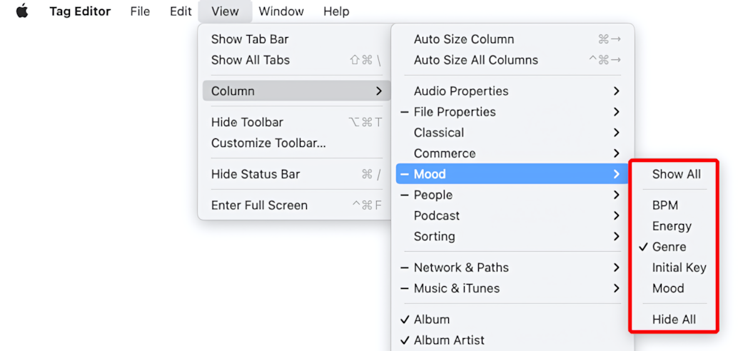 Tag Editor for Mac - Mood Tags