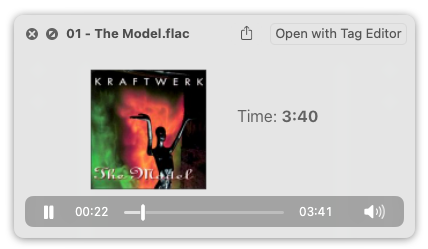 FLAC file with Vorbis ID3v2.4 tags in Quick Look panel