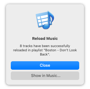 WAV metadata has been transferred to Music/iTunes database