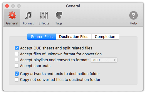 CUE Splitter in To Audio Converter for Mac