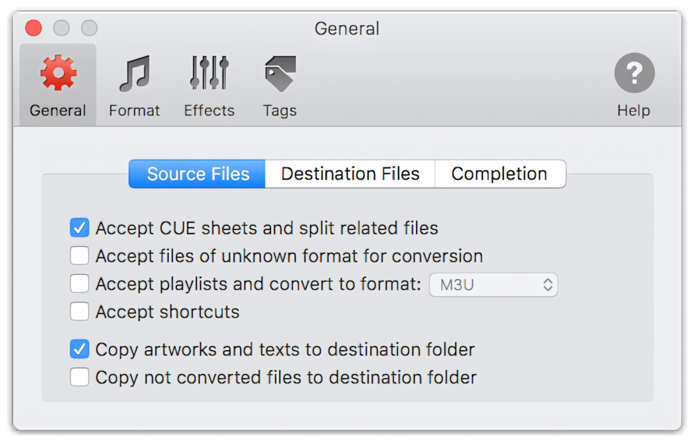 CUE Splitter in To Audio Converter for Mac