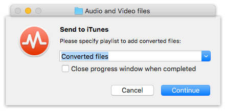 Integration To Audio Converter with iTunes