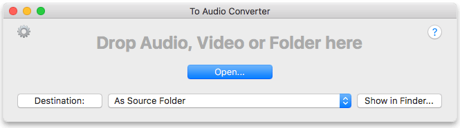 To Audio Converter for Mac by Amvidia