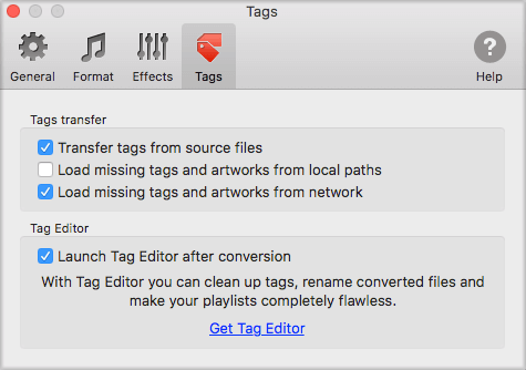 Download tags and artworks while ripping CD on Mac