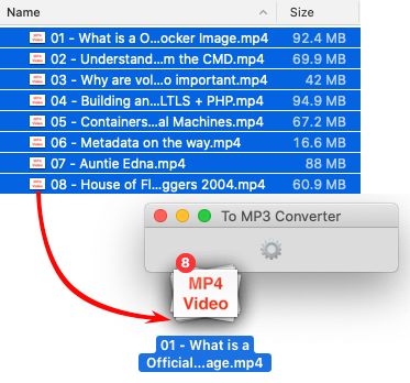 How to download and convert multiple  videos to mp3