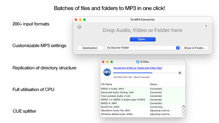 administration cargo Occasionally To MP3 Converter for Mac - Convert anything to MP3 easily! - Amvidia