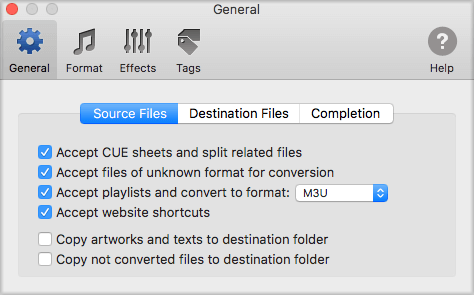 what is native video audio file format for mac