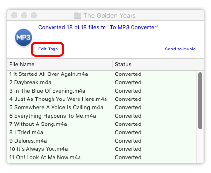 Free  to mp3 converter with ID3 tags