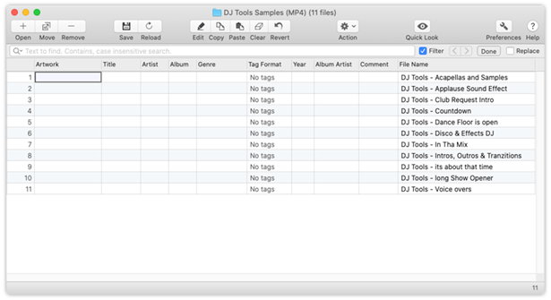 To WAV Converter for Mac OS - open converted WAV files in Tag Editor to check metadata.