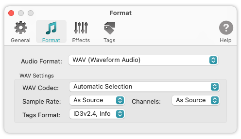 wav to mp3 macbook